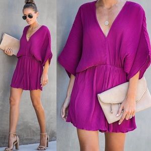Vici World-Class Pleated Romper